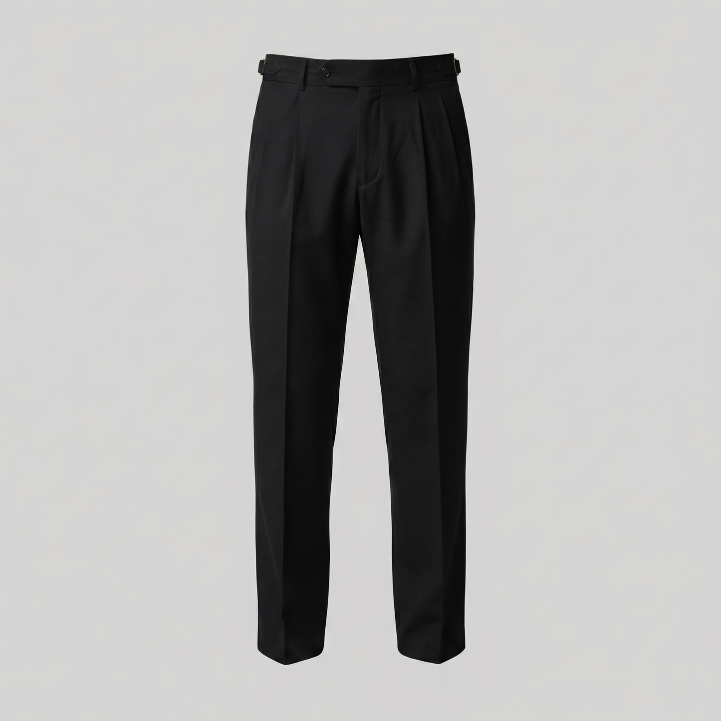Rovento | Men’s Retro High Waist Straight Leg Trousers