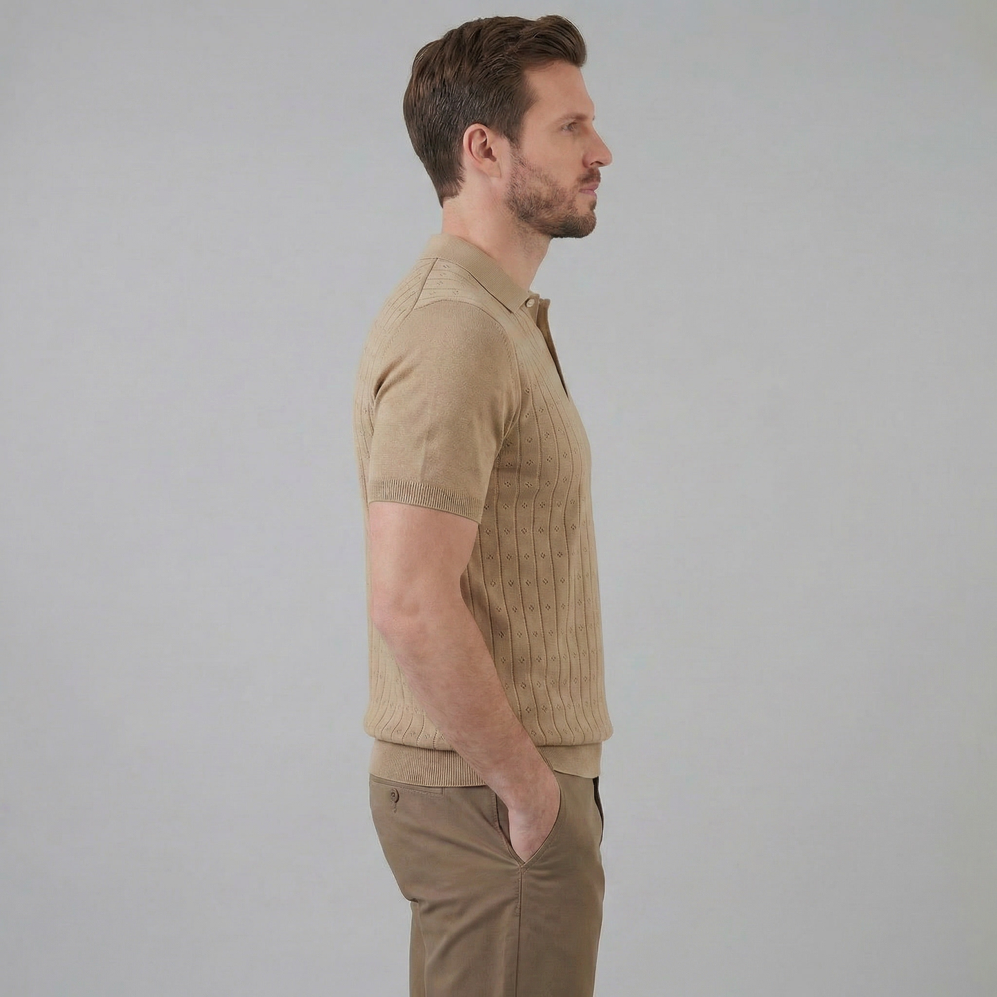 Elvaro | Men’s Short Sleeve Breathable Polo Shirt