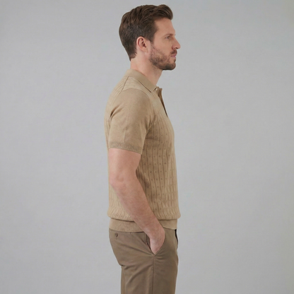 Elvaro | Men’s Short Sleeve Breathable Polo Shirt
