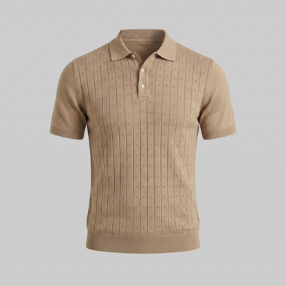 Elvaro | Men’s Short Sleeve Breathable Polo Shirt
