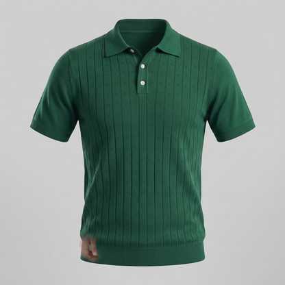 Elvaro | Men’s Short Sleeve Breathable Polo Shirt