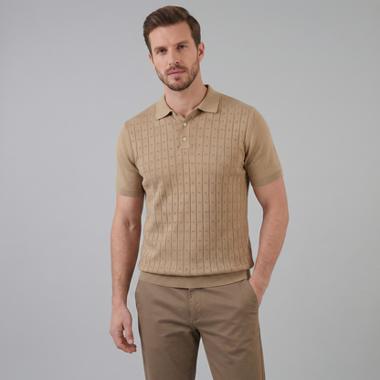 Elvaro | Men’s Short Sleeve Breathable Polo Shirt