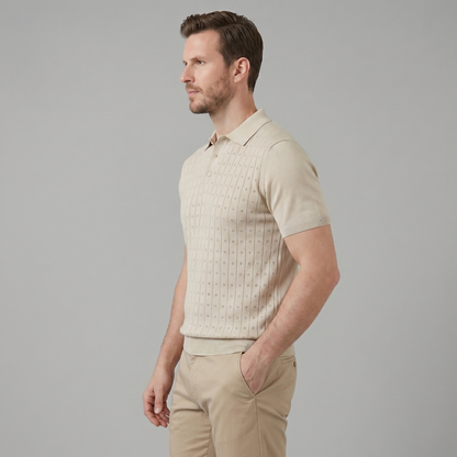 Elvaro | Men’s Short Sleeve Breathable Polo Shirt