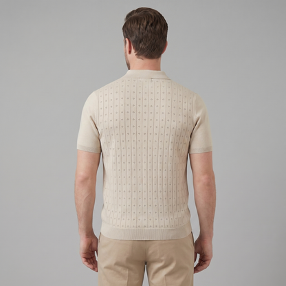 Elvaro | Men’s Short Sleeve Breathable Polo Shirt