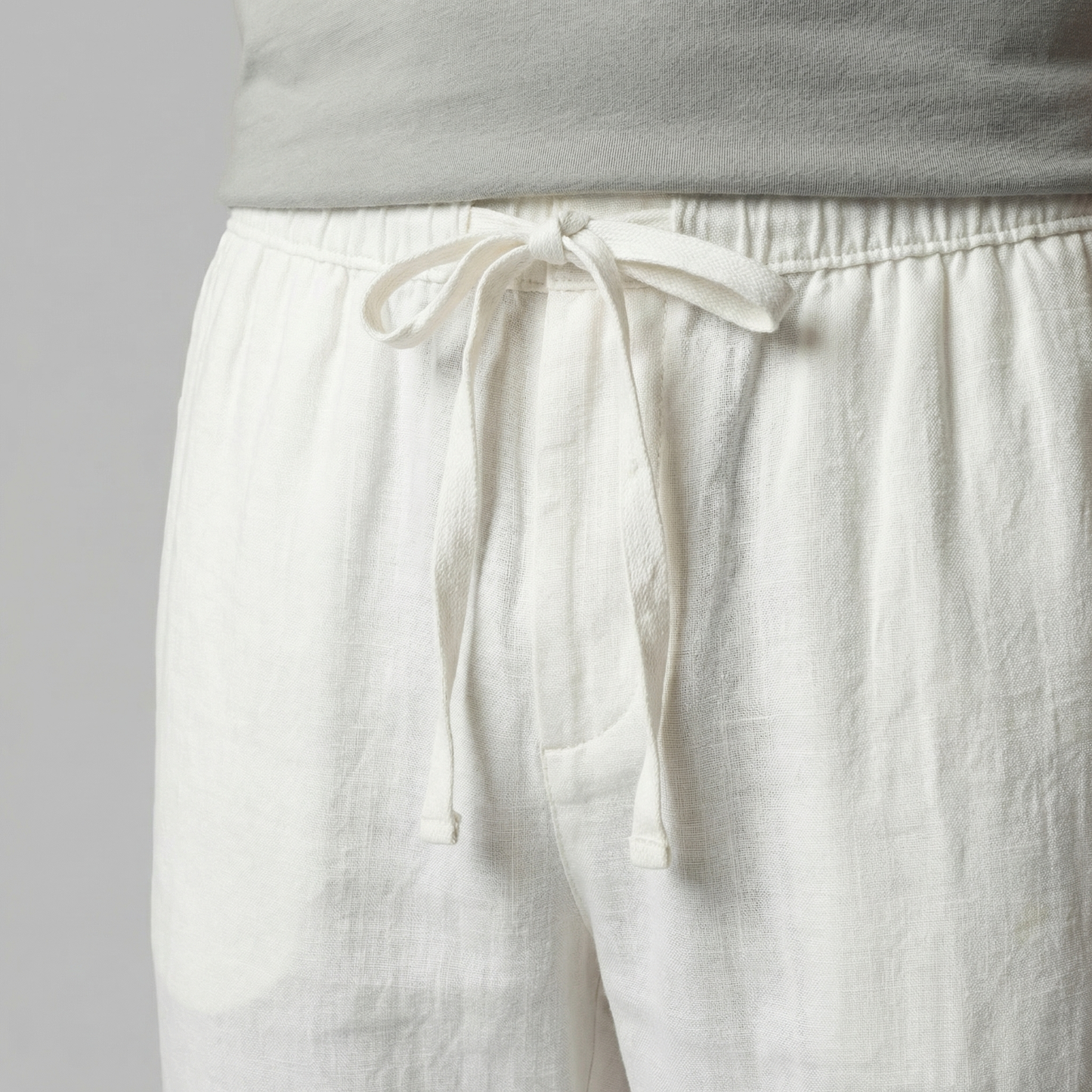 Elviro | Men’s Linen Slim Fit Trousers