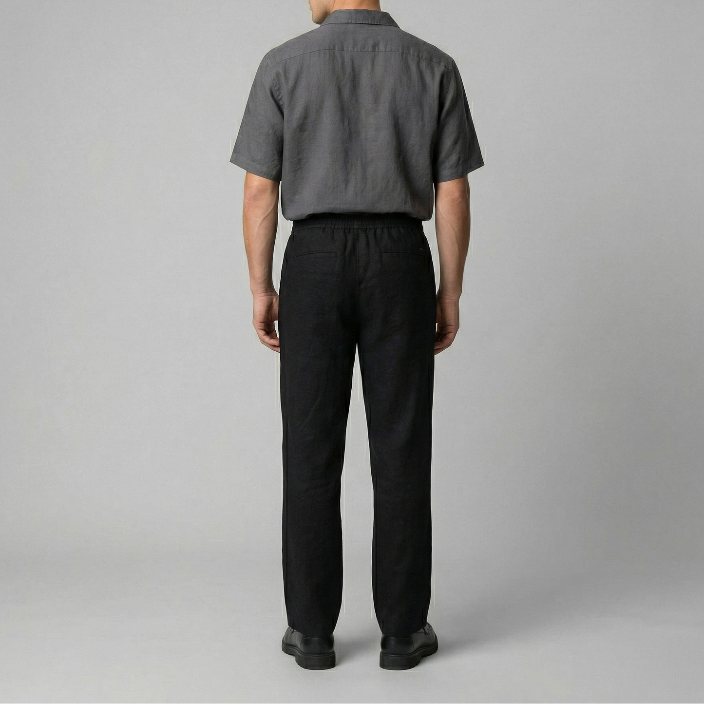 Elviro | Men’s Linen Slim Fit Trousers