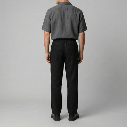 Elviro | Men’s Linen Slim Fit Trousers