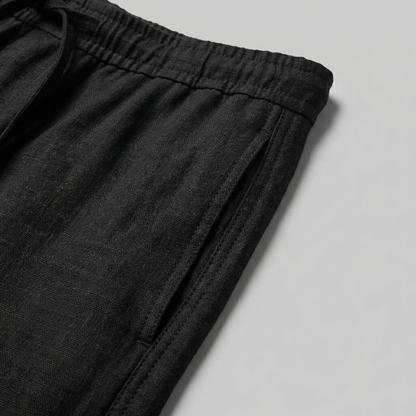 Elviro | Men’s Linen Slim Fit Trousers