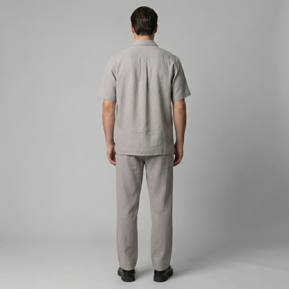 Elviro | Men’s Linen Slim Fit Trousers