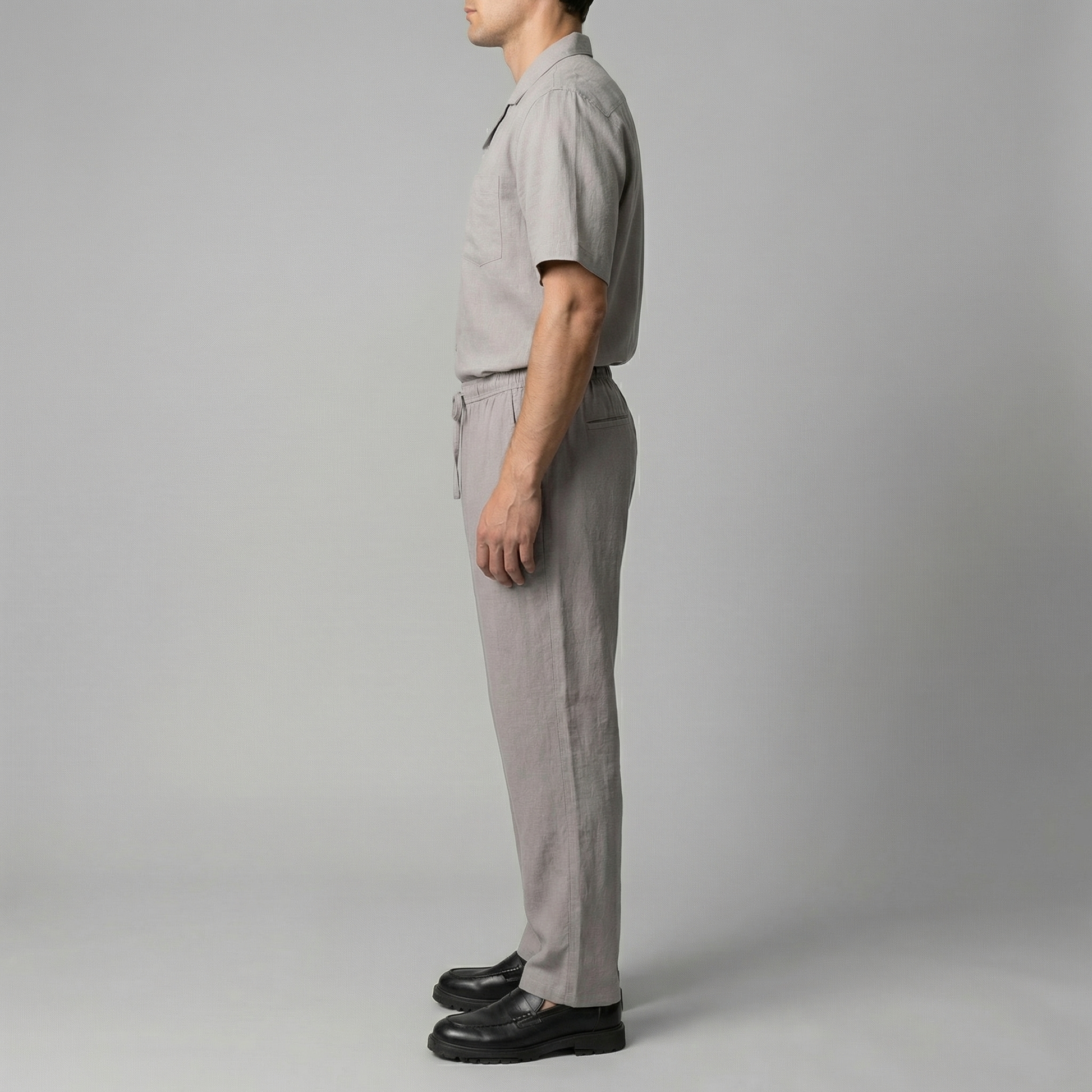 Elviro | Men’s Linen Slim Fit Trousers