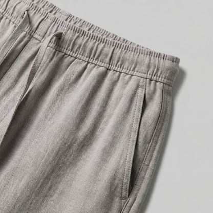 Elviro | Men’s Linen Slim Fit Trousers