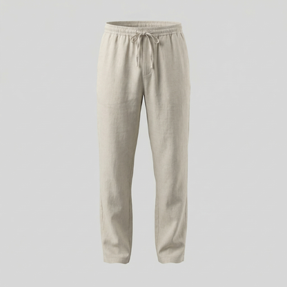 Elviro | Men’s Linen Slim Fit Trousers