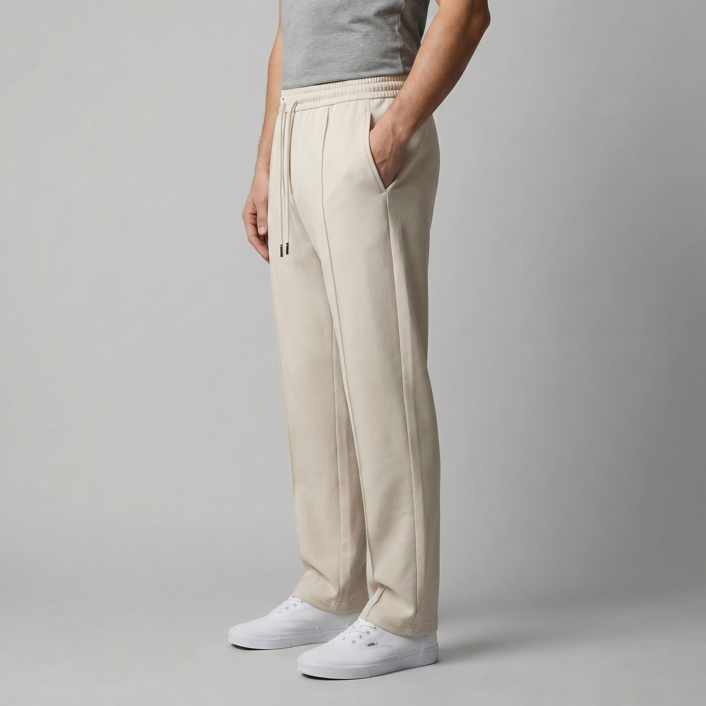 Orvello | Men’s Wide Leg Drawstring Trousers
