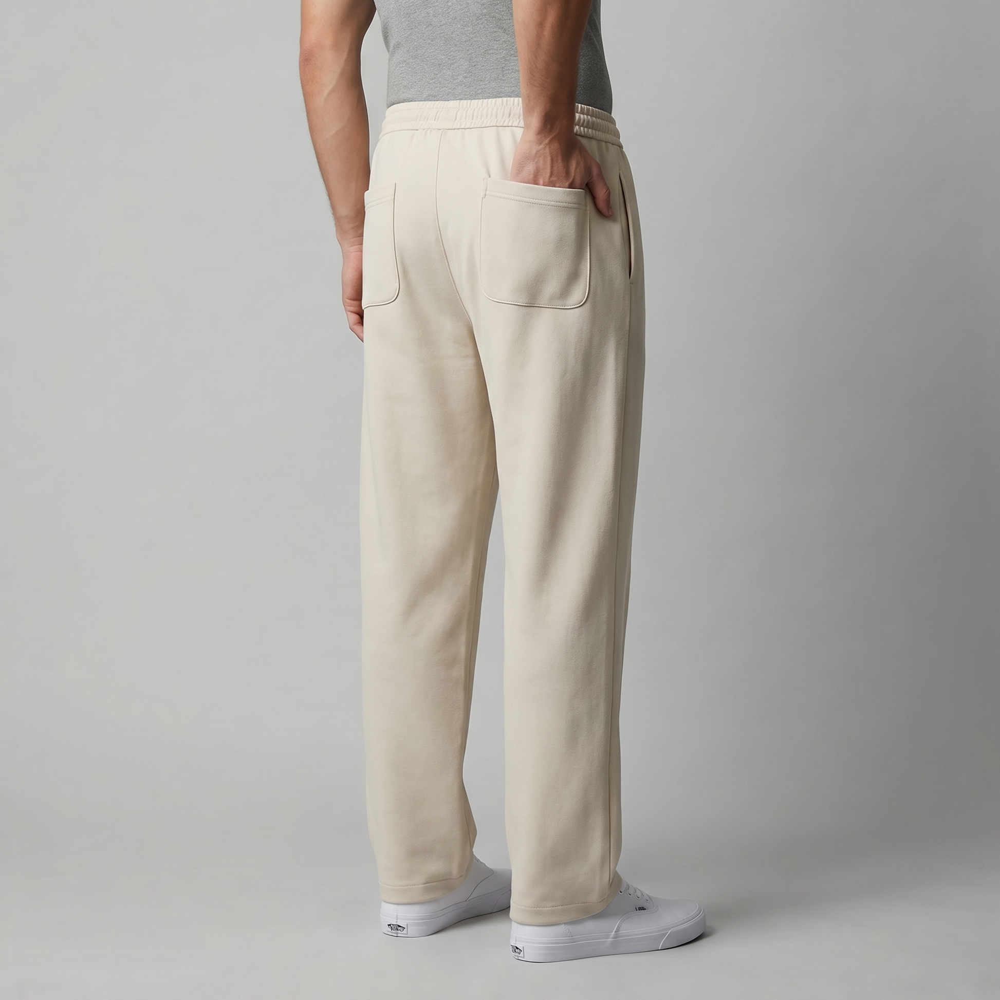 Orvello | Men’s Wide Leg Drawstring Trousers