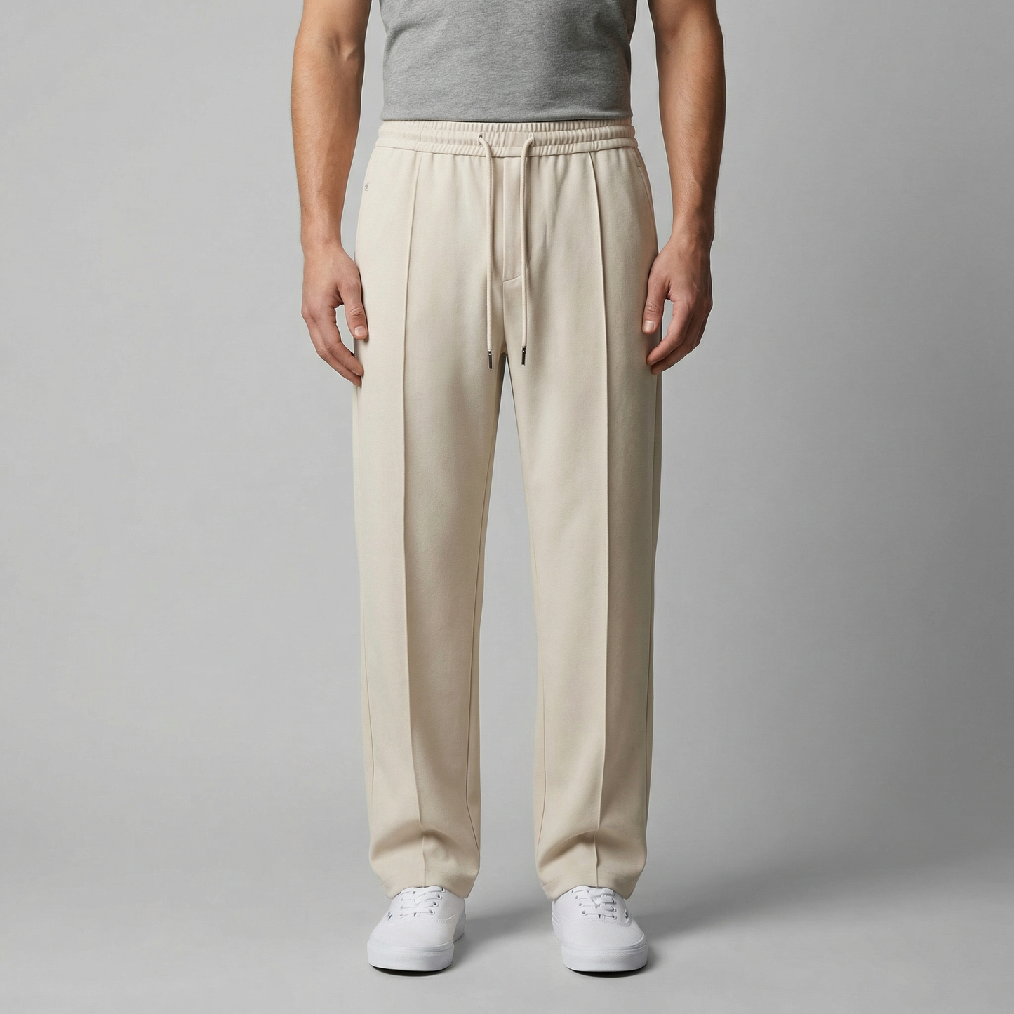 Orvello | Men’s Wide Leg Drawstring Trousers