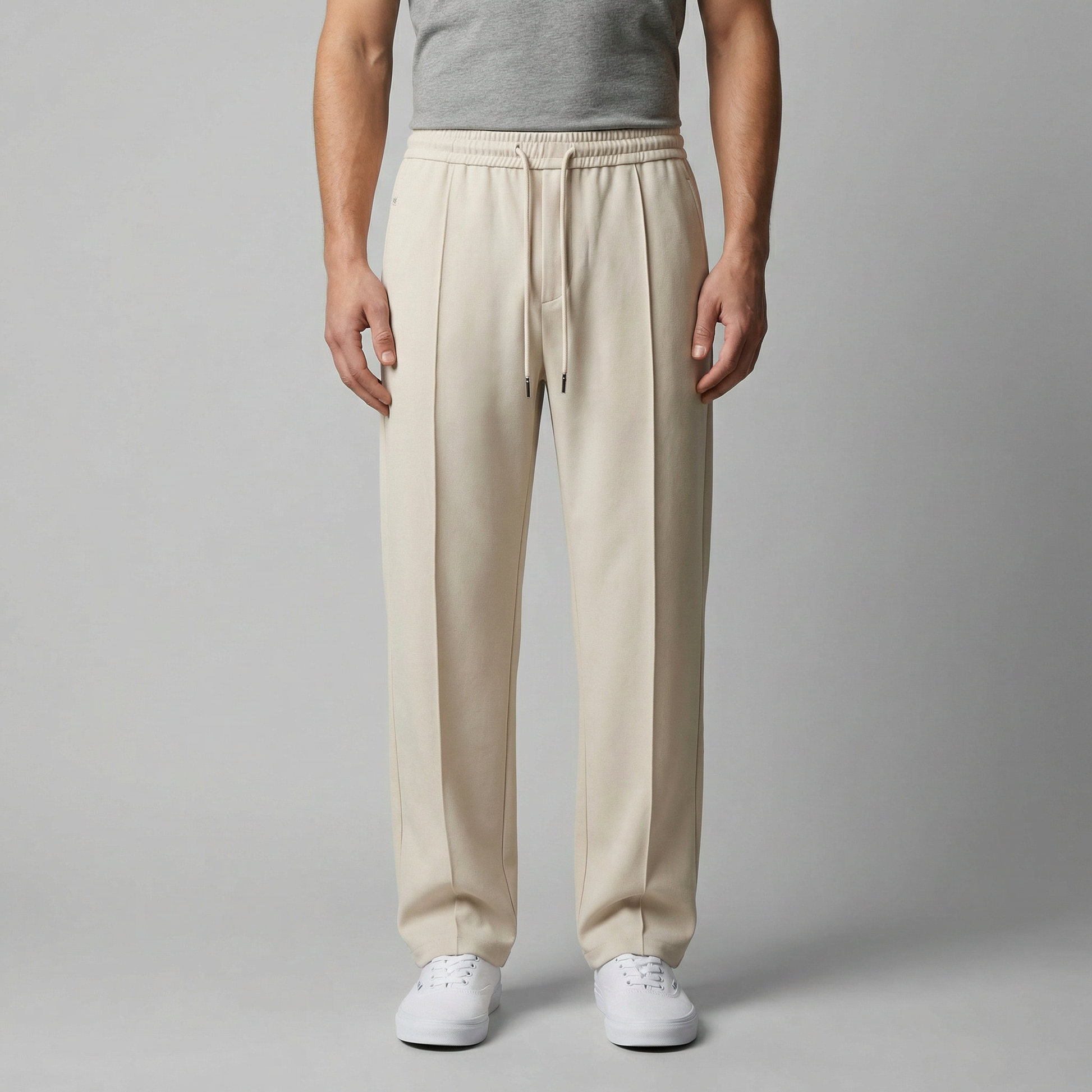 Orvello | Men’s Wide Leg Drawstring Trousers