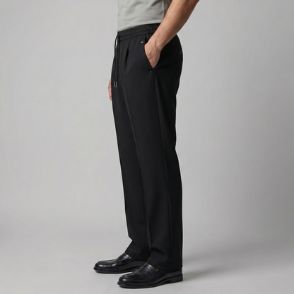 Orvello | Men’s Wide Leg Drawstring Trousers