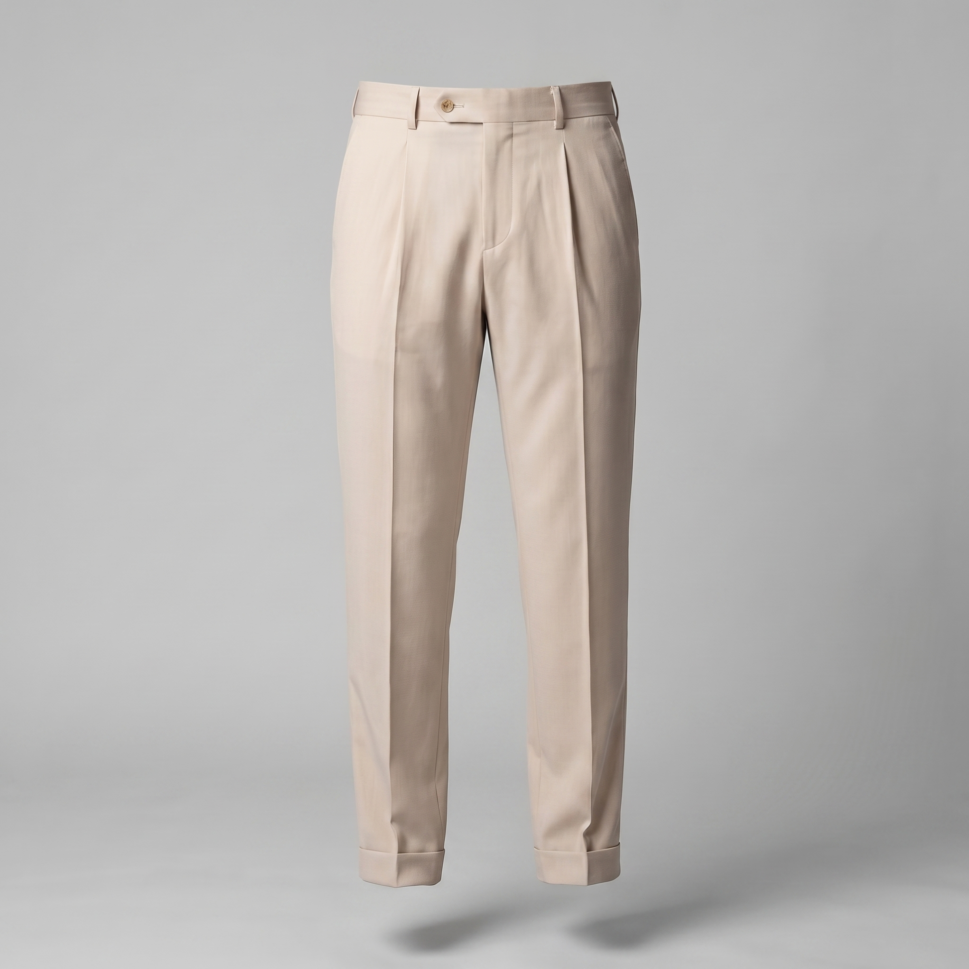 Rovento | Men’s Retro High Waist Straight Leg Trousers