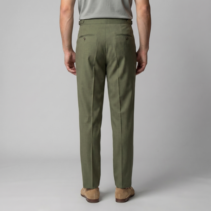 Rovento | Men’s Retro High Waist Straight Leg Trousers