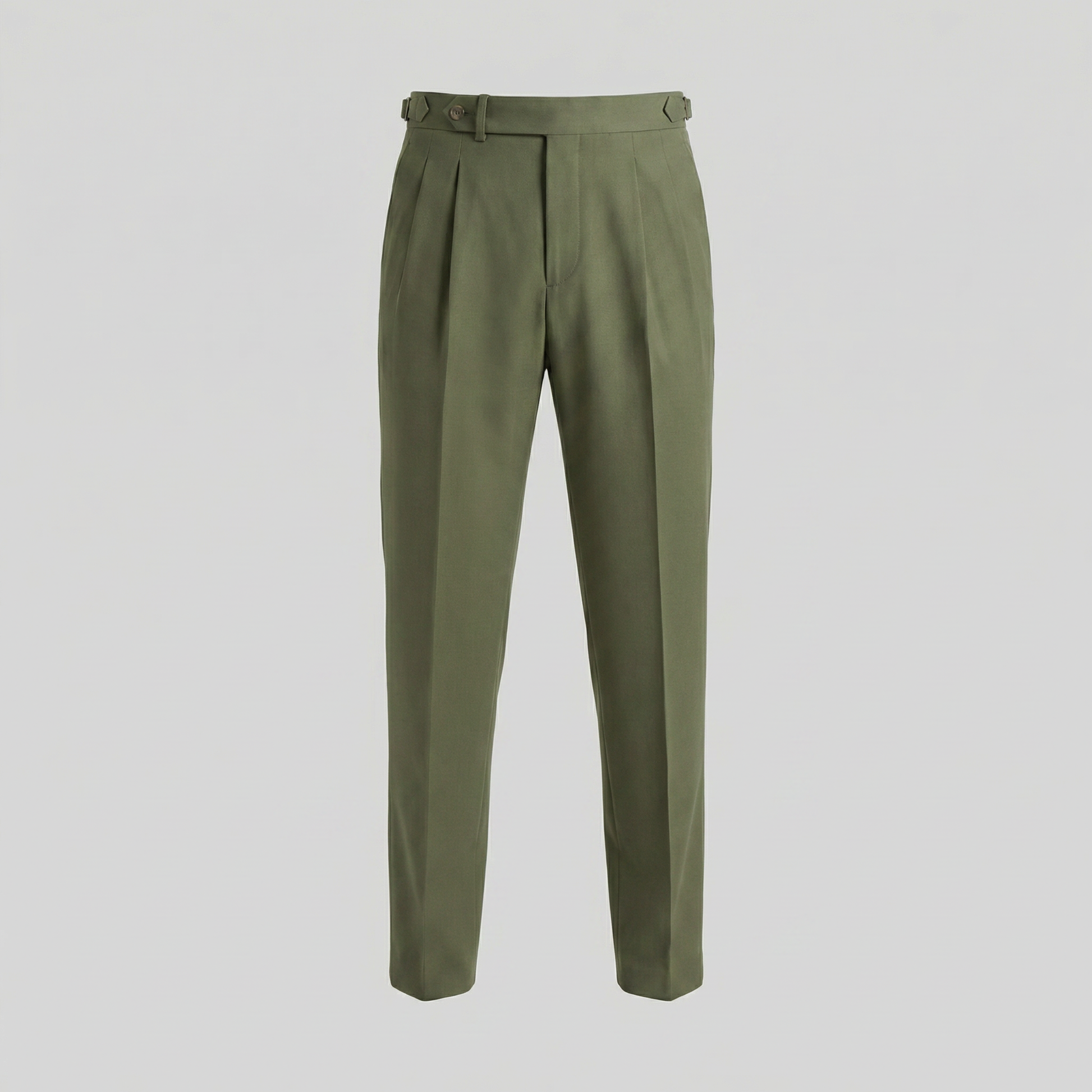 Rovento | Men’s Retro High Waist Straight Leg Trousers