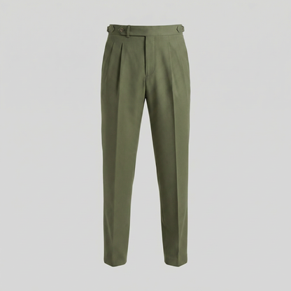 Rovento | Men’s Retro High Waist Straight Leg Trousers