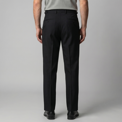 Rovento | Men’s Retro High Waist Straight Leg Trousers
