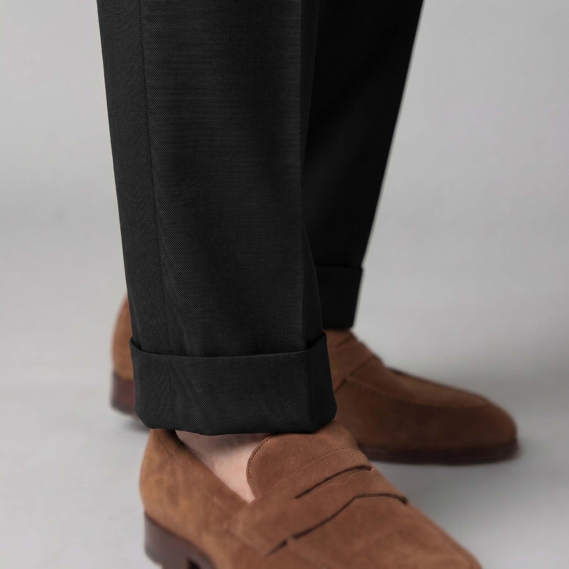 Rovento | Men’s Retro High Waist Straight Leg Trousers