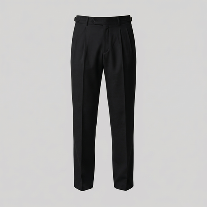 Rovento | Men’s Retro High Waist Straight Leg Trousers
