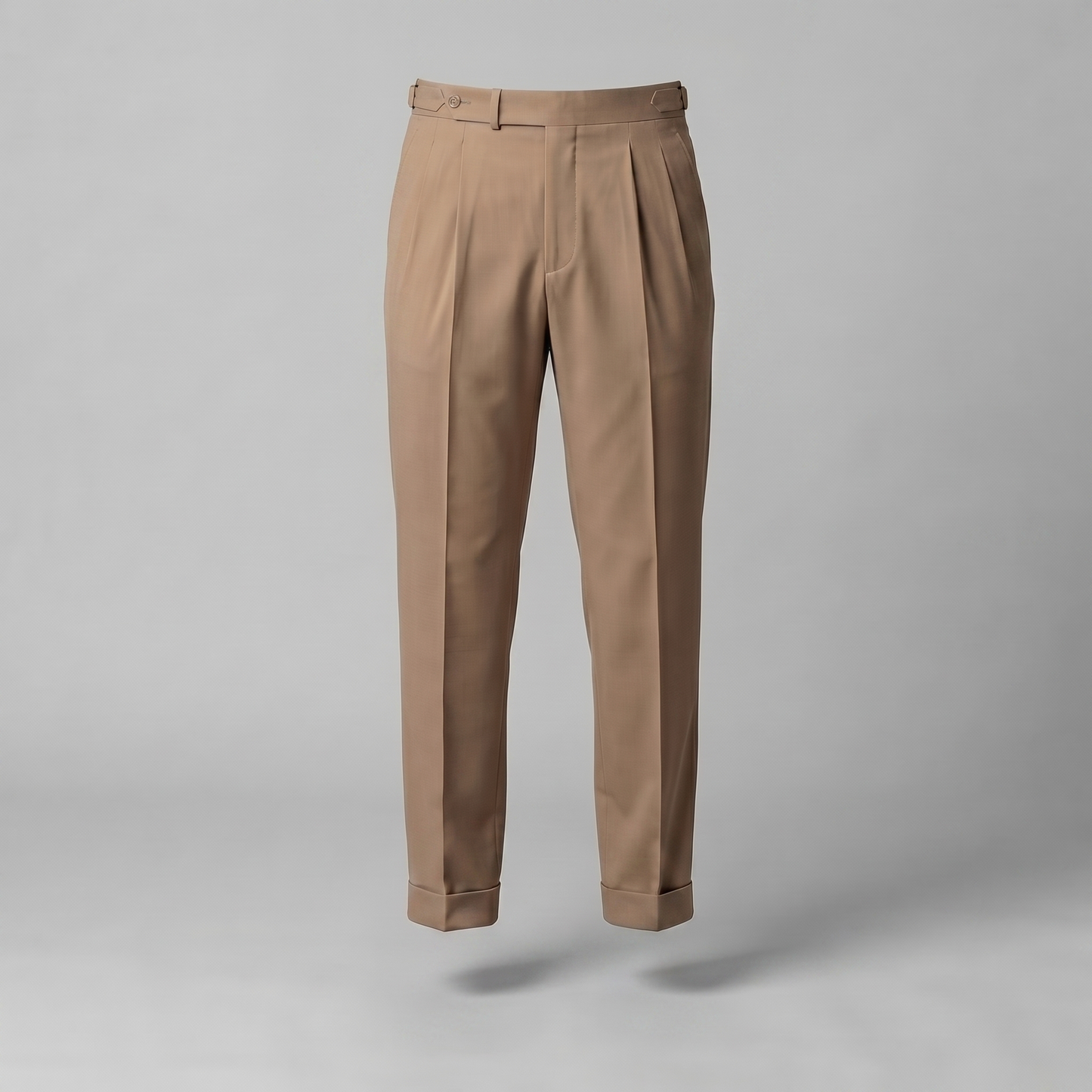 Rovento | Men’s Retro High Waist Straight Leg Trousers