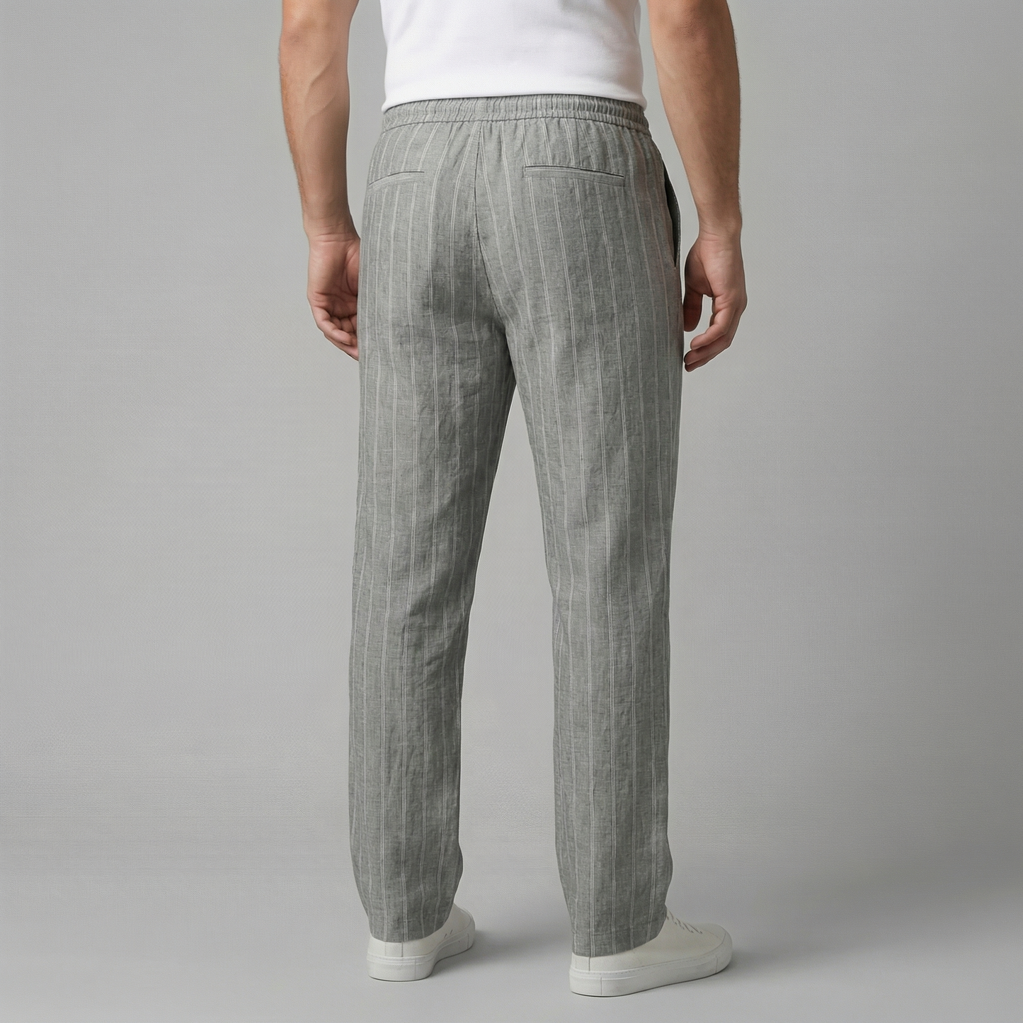 Serano | Men’s Lightweight Drawstring Linen Trousers