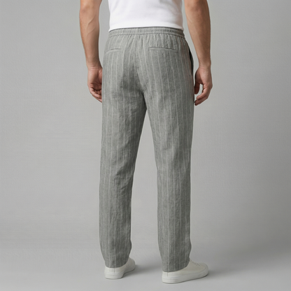Serano | Men’s Lightweight Drawstring Linen Trousers