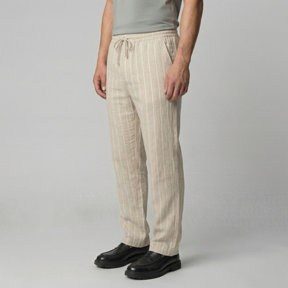 Serano | Men’s Lightweight Drawstring Linen Trousers