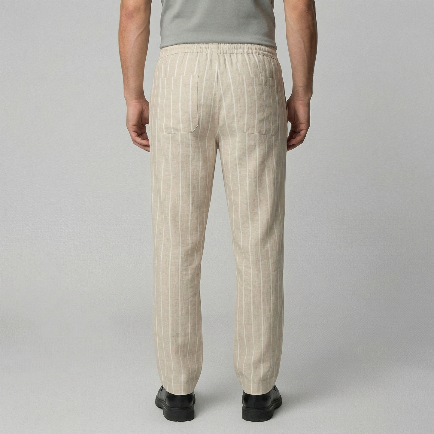 Serano | Men’s Lightweight Drawstring Linen Trousers