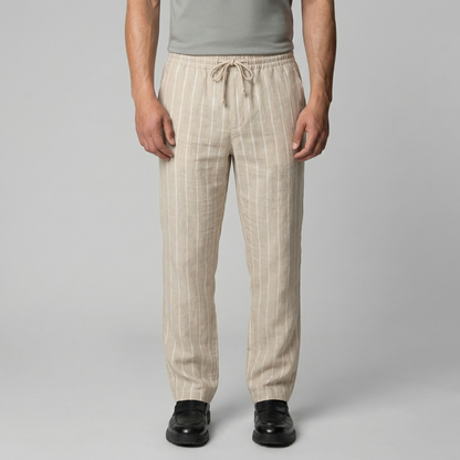 Serano | Men’s Lightweight Drawstring Linen Trousers