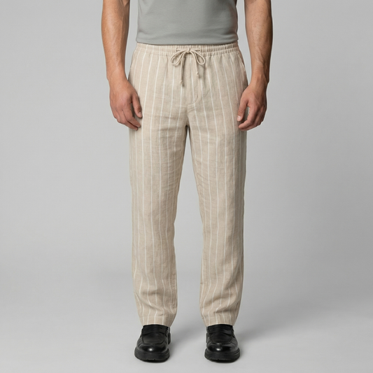 Serano | Men’s Lightweight Drawstring Linen Trousers