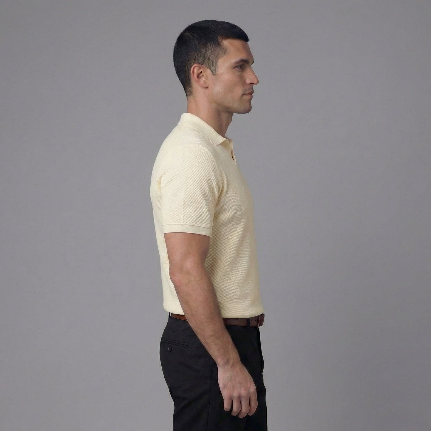 Sorello | Men’s Structured V-Neck Polo T-Shirt