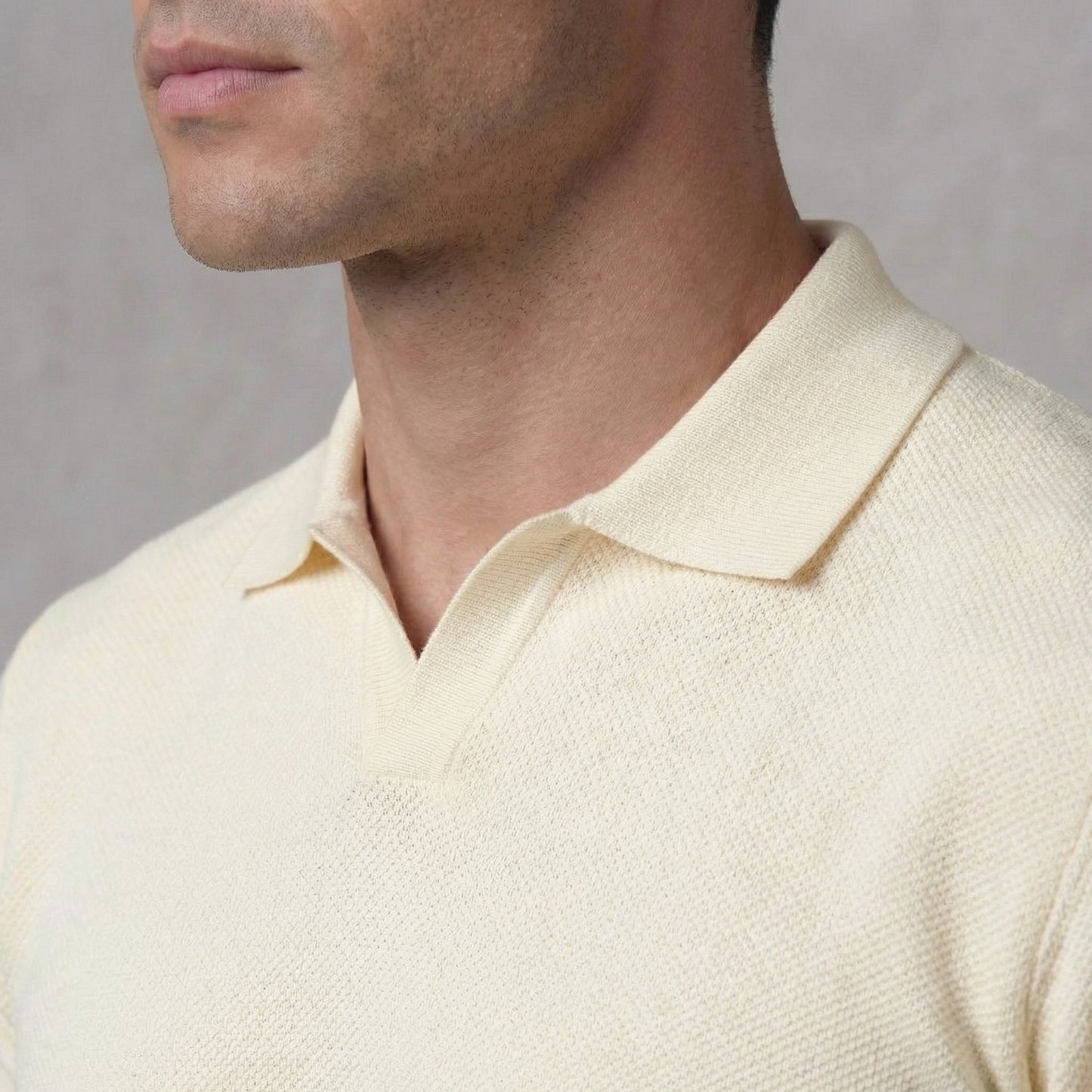Sorello | Men’s Structured V-Neck Polo T-Shirt