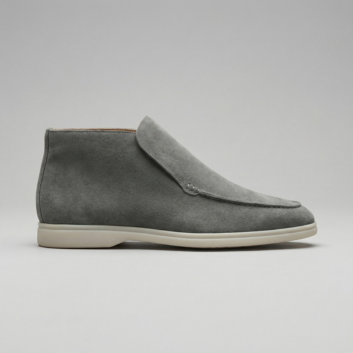 Torvani | Men’s High Suede Slip-On Loafers