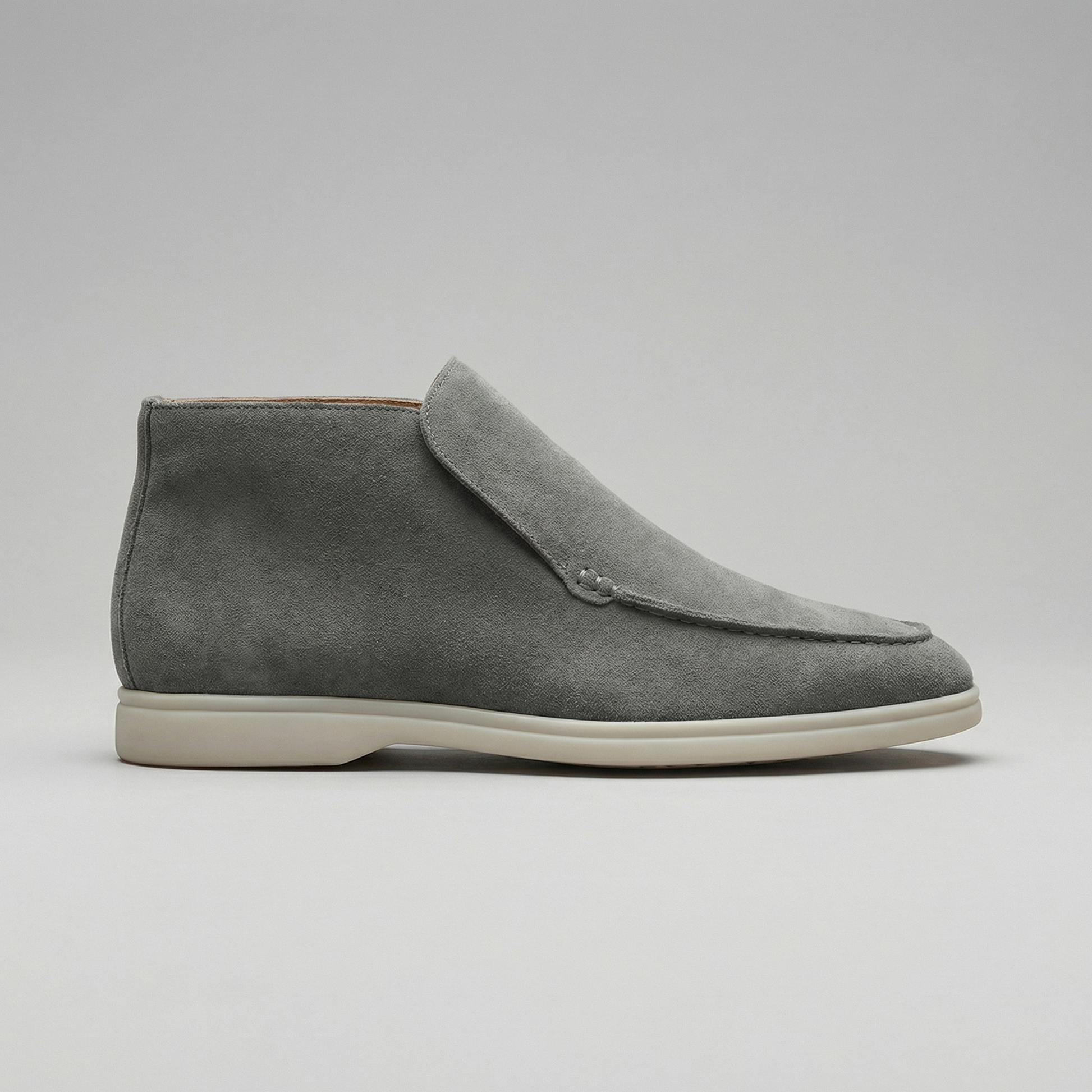 Torvani | Men’s High Suede Slip-On Loafers