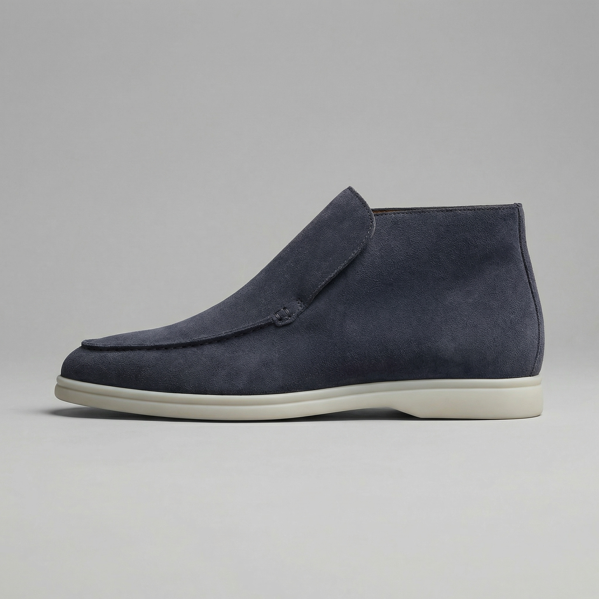 Torvani | Men’s High Suede Slip-On Loafers