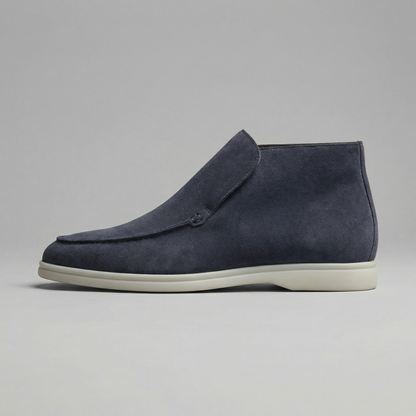 Torvani | Men’s High Suede Slip-On Loafers