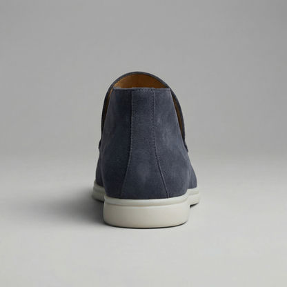 Torvani | Men’s High Suede Slip-On Loafers