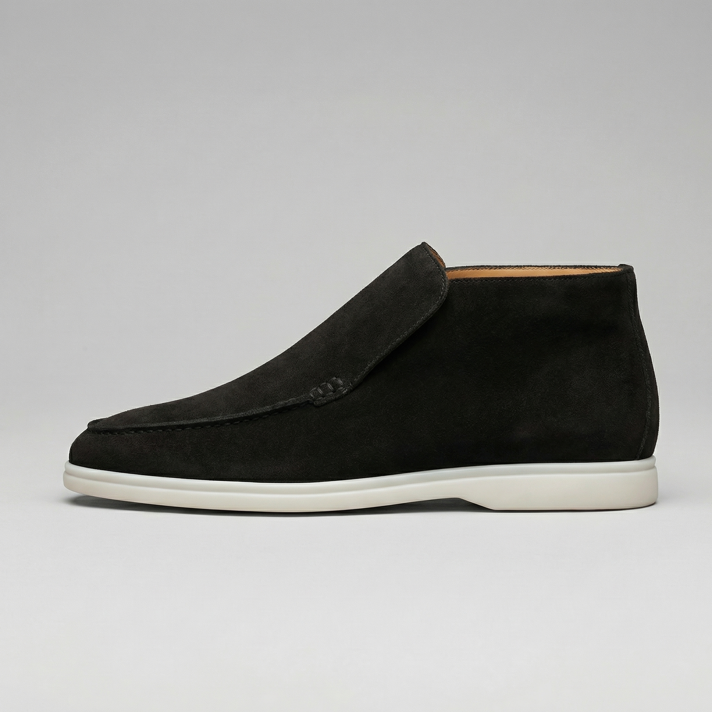 Torvani | Men’s High Suede Slip-On Loafers