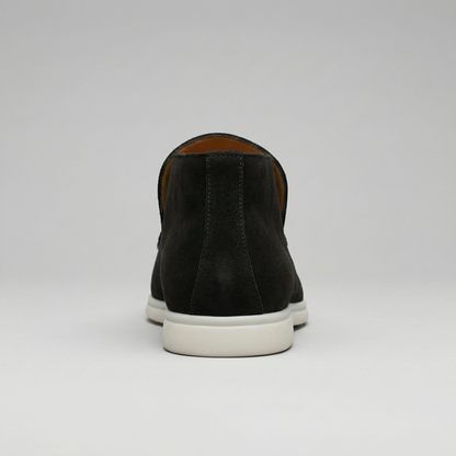 Torvani | Men’s High Suede Slip-On Loafers