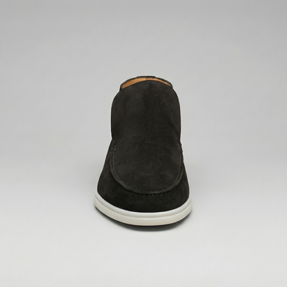 Torvani | Men’s High Suede Slip-On Loafers