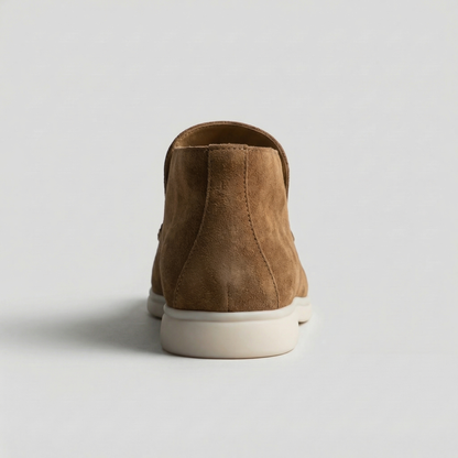 Torvani | Men’s High Suede Slip-On Loafers