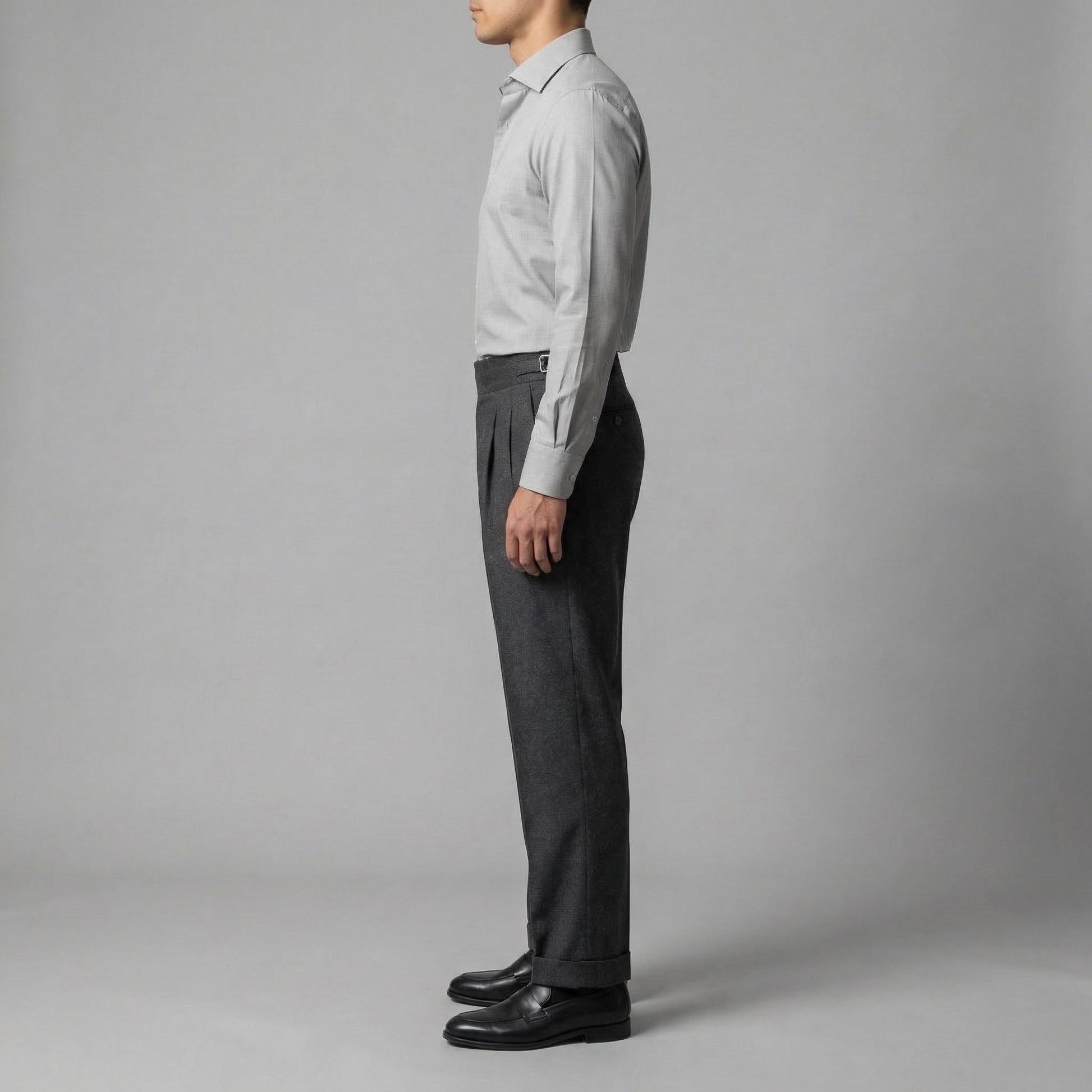 Vantiero | Men’s High-Waisted Straight Leg Dress Trousers