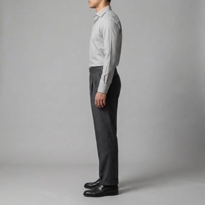 Vantiero | Men’s High-Waisted Straight Leg Dress Trousers