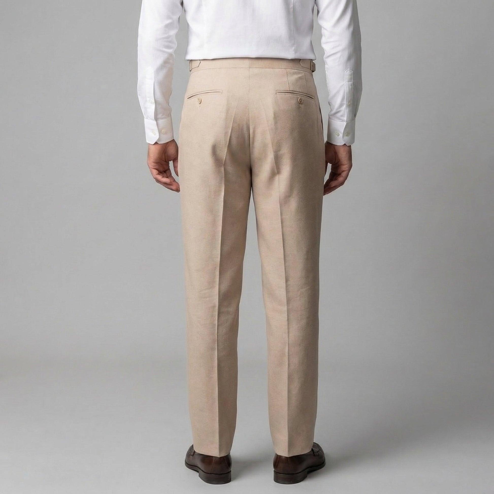Vantiero | Men’s High-Waisted Straight Leg Dress Trousers