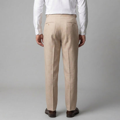 Vantiero | Men’s High-Waisted Straight Leg Dress Trousers